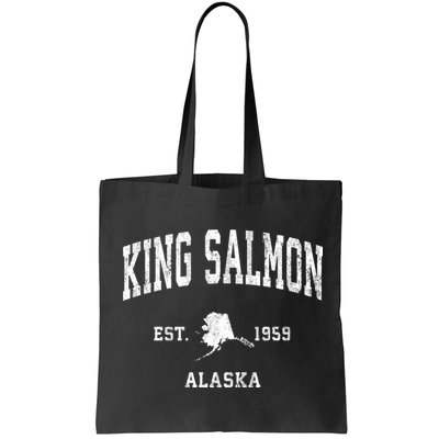 King Salmon Alaska Ak Vintage Athletic Bag