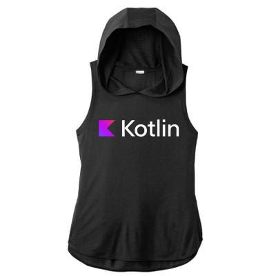 Kotlin Serverside Application Development Programming V1 Ladies PosiCharge Tri-Blend Wicking Draft Hoodie Tank