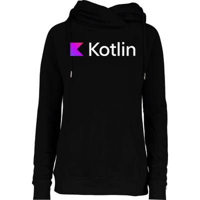 Kotlin Serverside Application Development Programming V1 Womens Funnel Neck Pullover Hood