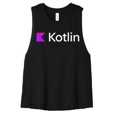 Kotlin Serverside Application Development Programming V1 Women's Racerback Cropped Tank