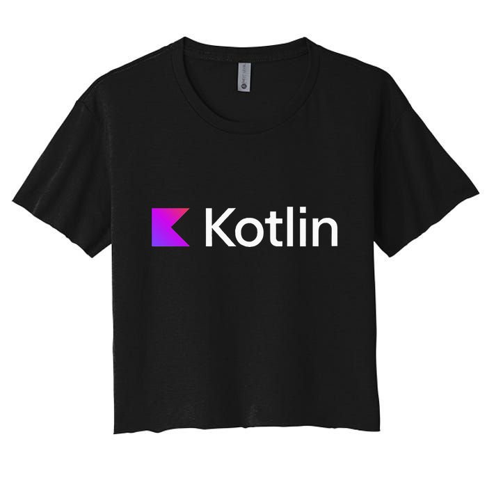 Kotlin Serverside Application Development Programming V1 Women's Crop Top Tee