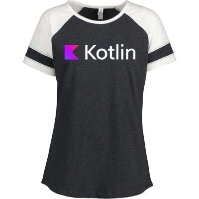 Kotlin Serverside Application Development Programming V1 Enza Ladies Jersey Colorblock Tee