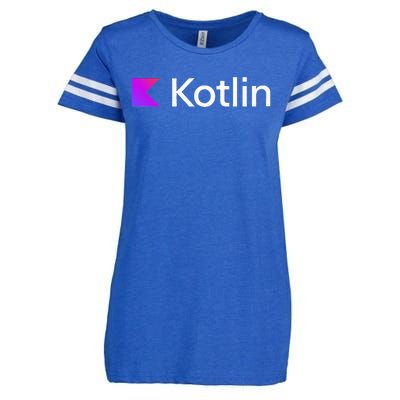 Kotlin Serverside Application Development Programming V1 Enza Ladies Jersey Football T-Shirt