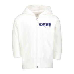 Kyle Schwarber Air Schwarbs Toddler Zip Fleece Hoodie