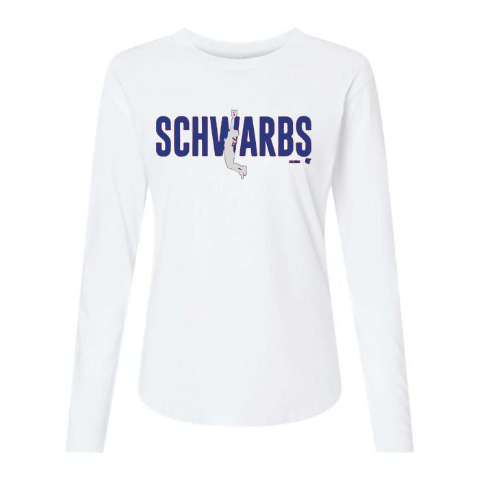 Kyle Schwarber Air Schwarbs Womens Cotton Relaxed Long Sleeve T-Shirt