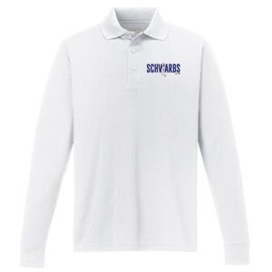 Kyle Schwarber Air Schwarbs Performance Long Sleeve Polo