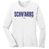 Kyle Schwarber Air Schwarbs Ladies Long Sleeve Shirt