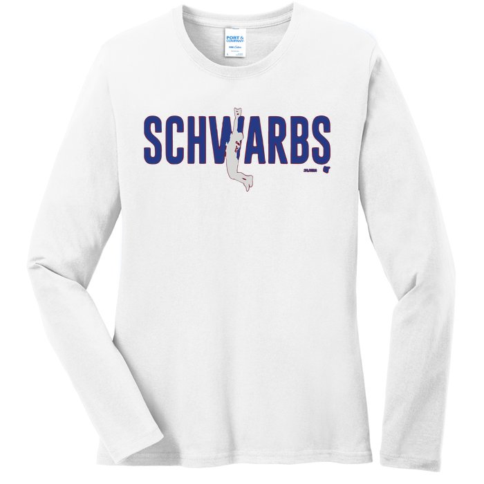 Kyle Schwarber Air Schwarbs Ladies Long Sleeve Shirt