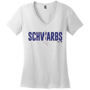 Kyle Schwarber Air Schwarbs Women's V-Neck T-Shirt