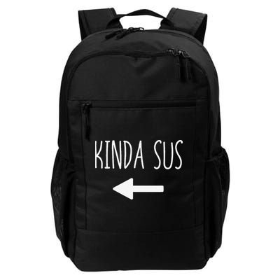 Kinda Sus Arrow Gaming Meme Matching Halloween Costume Funny Backpack