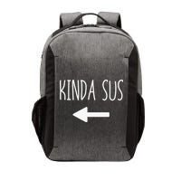 Kinda Sus Arrow Gaming Meme Matching Halloween Costume Funny Vector Backpack