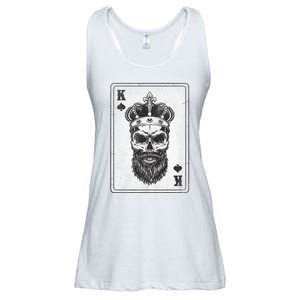 King Skull And Queen 2/2 Card Hearts Flush Couple Matching Ladies Essential Flowy Tank