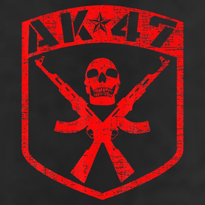 Kalashnikov Skull Ak47 Assault Rifle Gun Hat