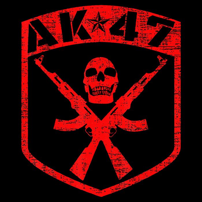 Kalashnikov Skull Ak47 Assault Rifle Gun Visor