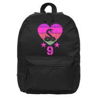 Kids Snake Birthday 9 Year Old Boy Girl Snake 9th Birthday 16 in Basic Backpack