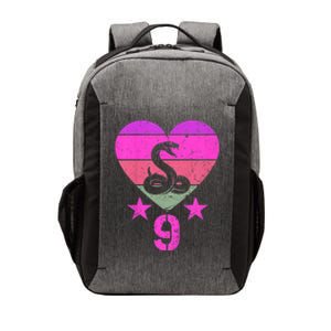 Kids Snake Birthday 9 Year Old Boy Girl Snake 9th Birthday Vector Backpack