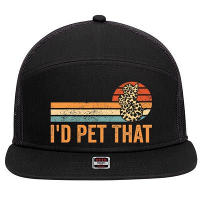 Kenyan Sand Boa Snake Owner ID Pet That 7 Panel Mesh Trucker Snapback Hat