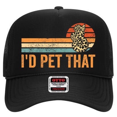 Kenyan Sand Boa Snake Owner ID Pet That High Crown Mesh Back Trucker Hat