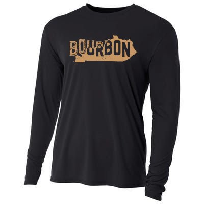 Kentucky State Bourbon Whiskey Drinking Cooling Performance Long Sleeve Crew