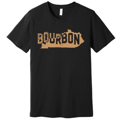 Kentucky State Bourbon Whiskey Drinking Premium T-Shirt