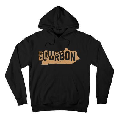 Kentucky State Bourbon Whiskey Drinking Tall Hoodie