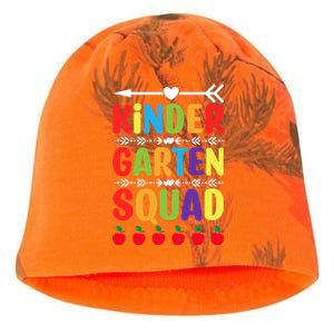 Kindergarten Squad Back To School Happy First Day Of School Meaningful Gift Kati - Camo Knit Beanie