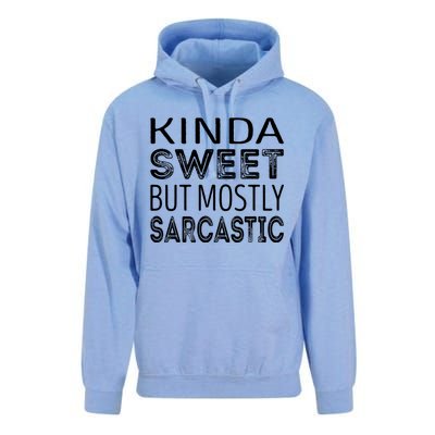 Kinda Sweet But Mostly Sarcastic Unisex Surf Hoodie