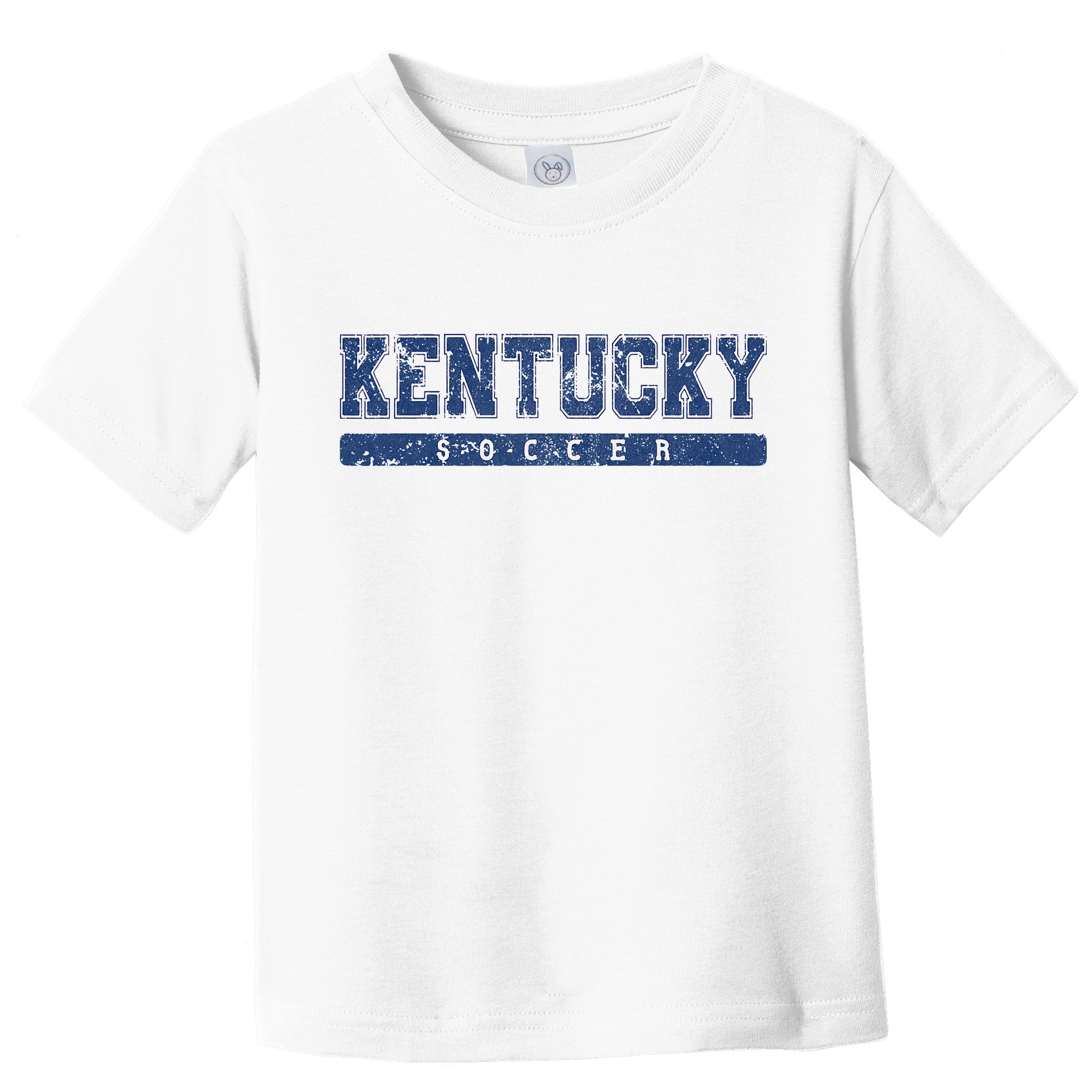Kentucky Soccer Blue Vintage Text Toddler T-Shirt