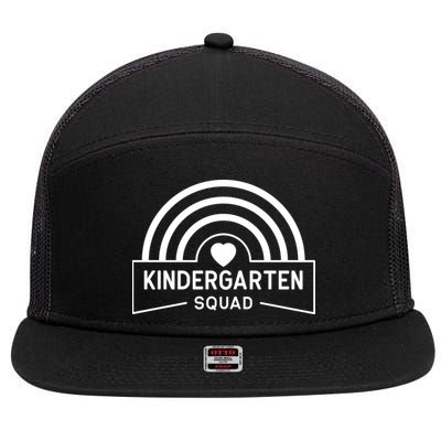 Kindergarten Squad Back To School 7 Panel Mesh Trucker Snapback Hat