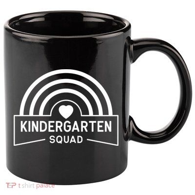 Kindergarten Squad Back To School 11oz C Handle Ceramic Mug