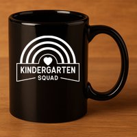 Kindergarten Squad Back To School 11oz C Handle Ceramic Mug