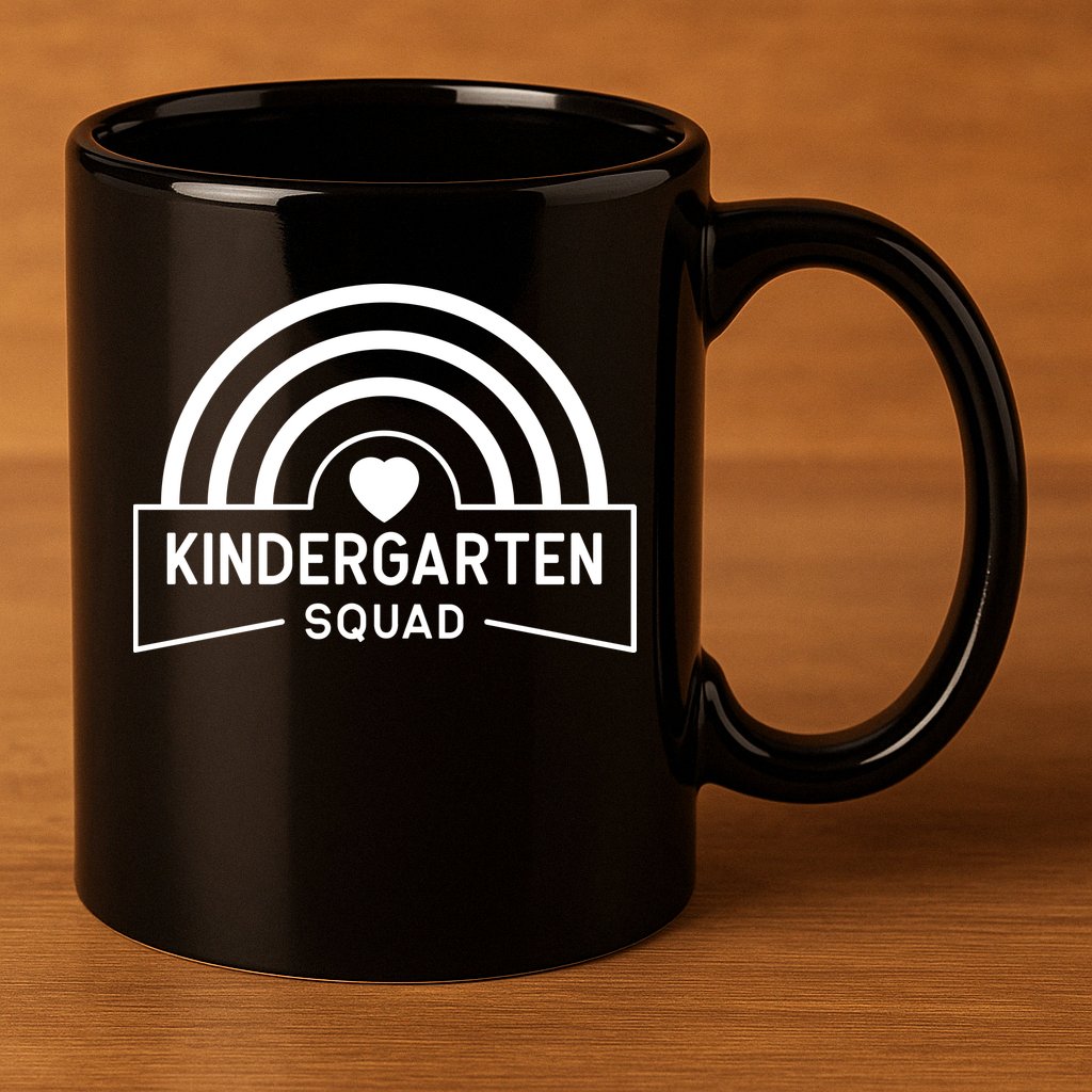 Kindergarten Squad Back To School 11oz C Handle Ceramic Mug