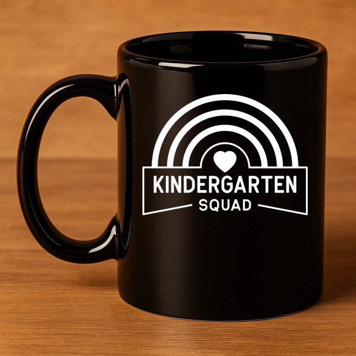 Kindergarten Squad Back To School 11oz C Handle Ceramic Mug
