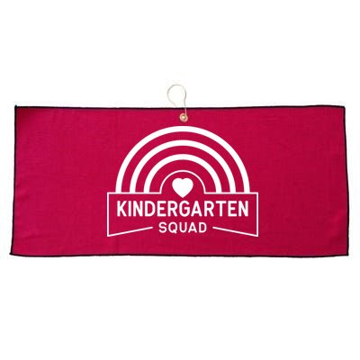 Kindergarten Squad Back To School Large Microfiber Waffle Golf Towel