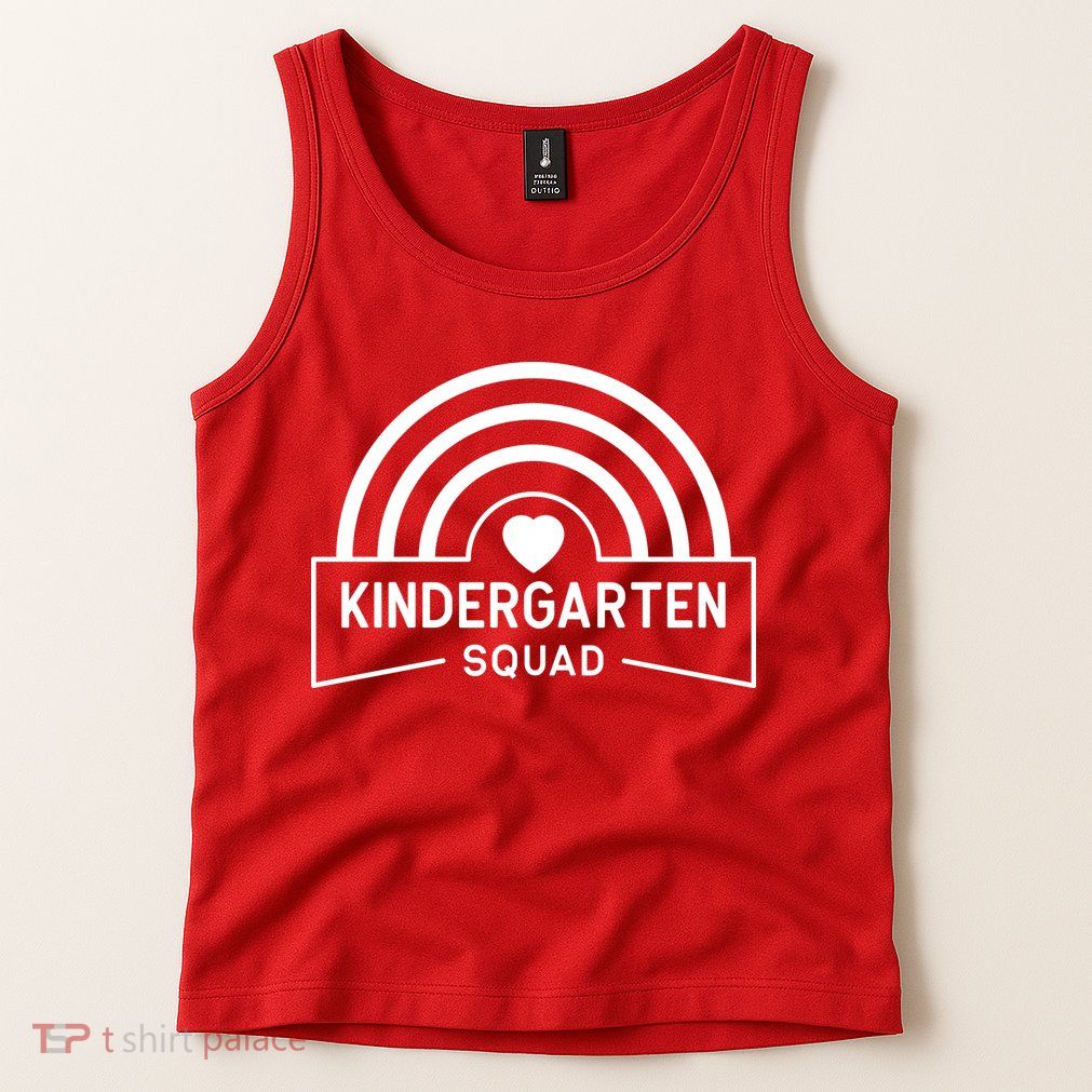 Kindergarten Squad Back To School Tank Top