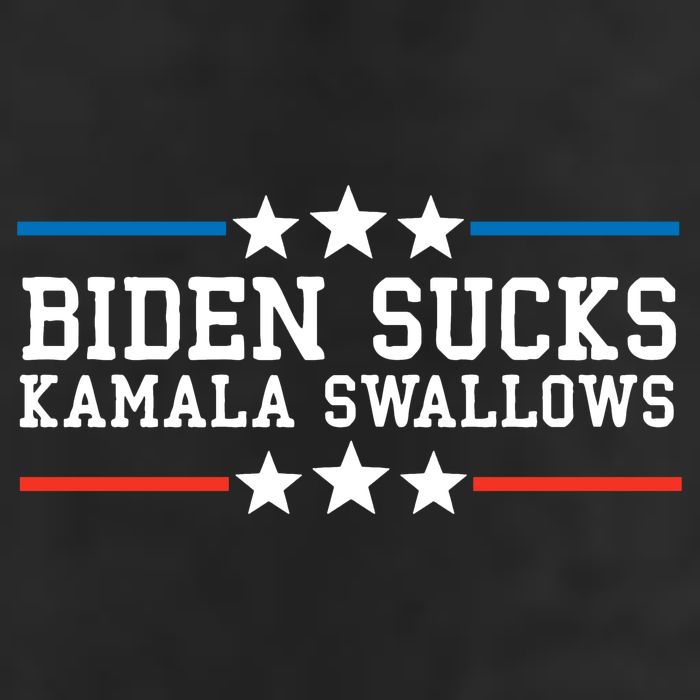 Kamala Swallows Biden Sucks 7 Panel Mesh Trucker Snapback Hat