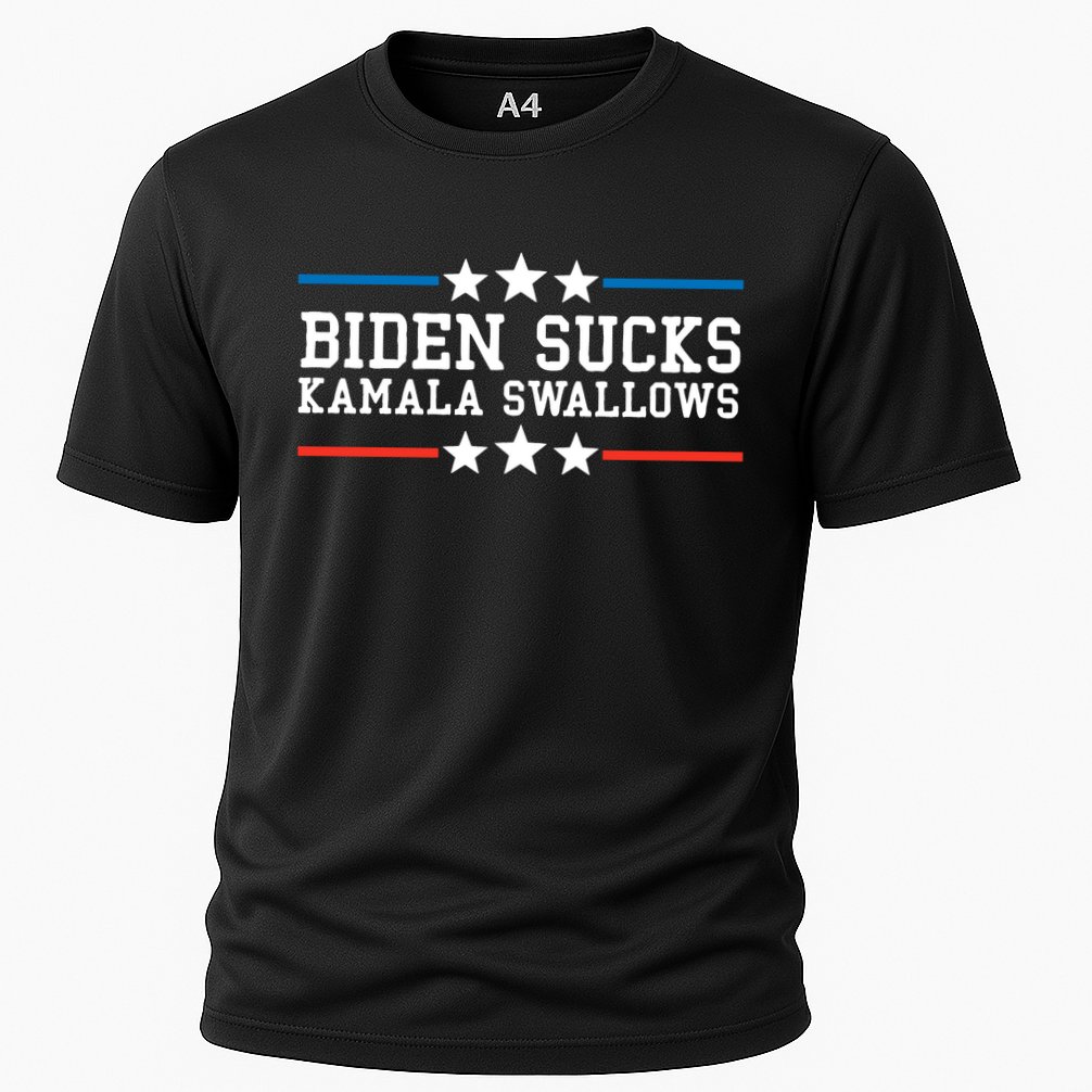 Kamala Swallows Biden Sucks Cooling Performance Crew T-Shirt