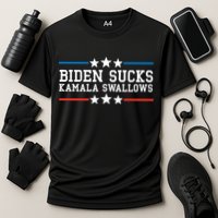 Kamala Swallows Biden Sucks Cooling Performance Crew T-Shirt