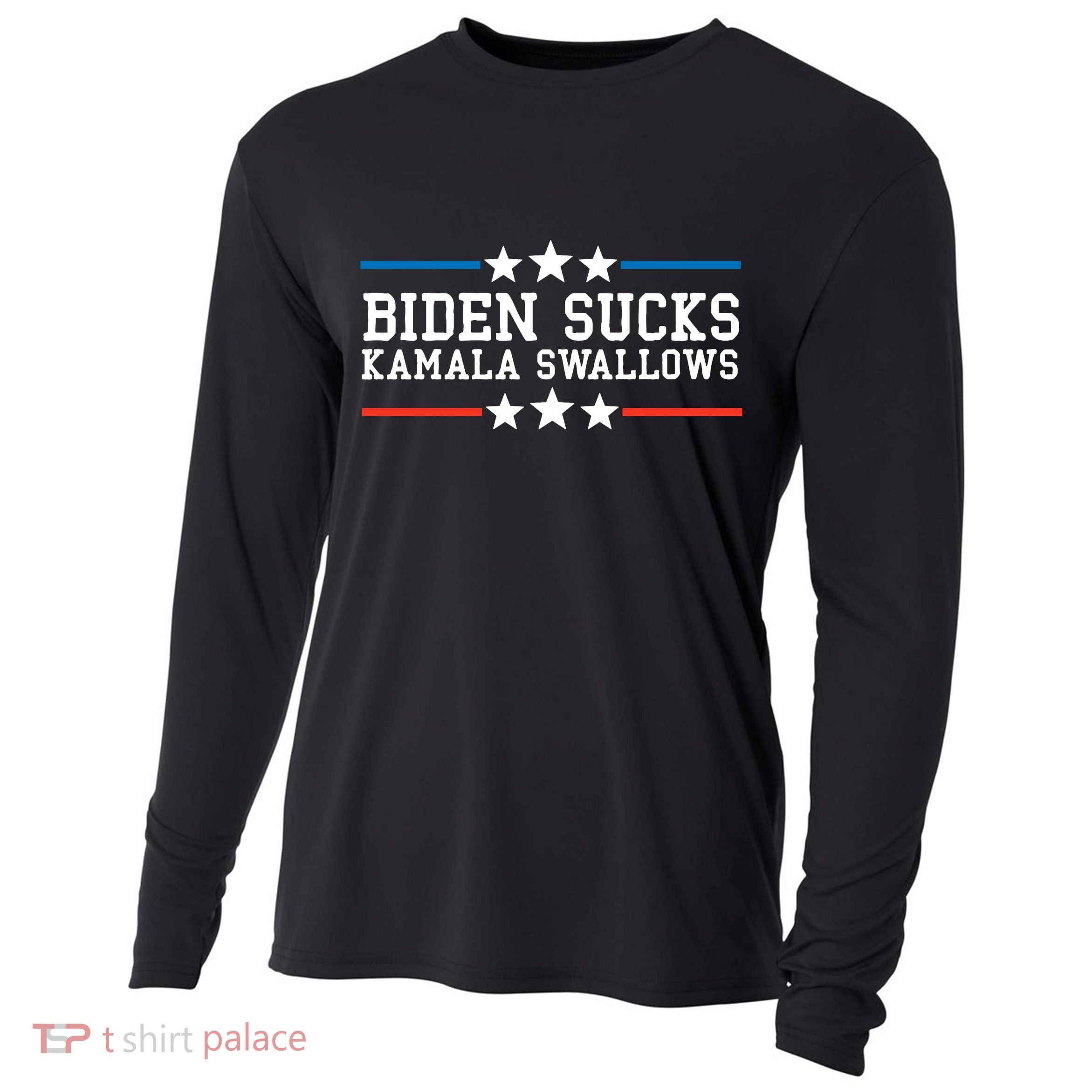 Kamala Swallows Biden Sucks Cooling Performance Long Sleeve Crew