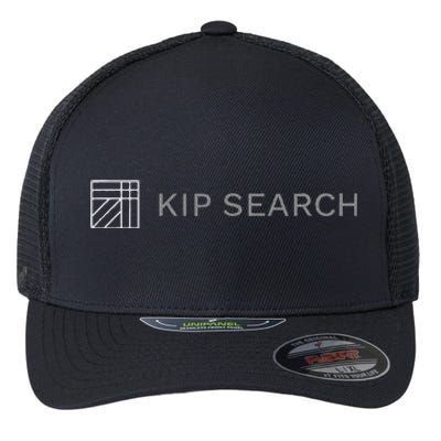 Kip Search Black And White Flexfit Unipanel Trucker Cap