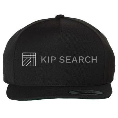 Kip Search Black And White Wool Snapback Cap