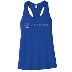 Kip Search Black And White Women's Racerback Tank