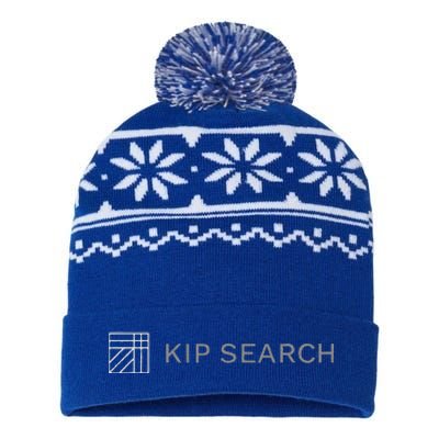 Kip Search Black And White USA-Made Snowflake Beanie