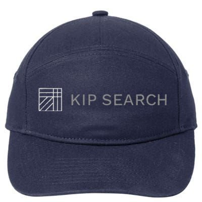 Kip Search Black And White 7-Panel Snapback Hat