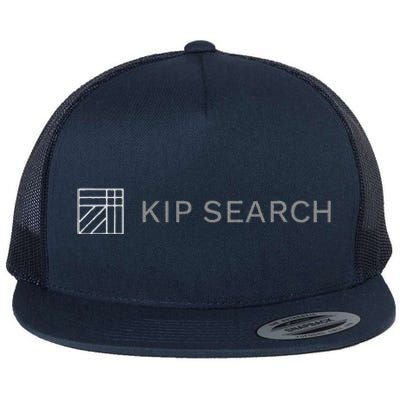 Kip Search Black And White Flat Bill Trucker Hat