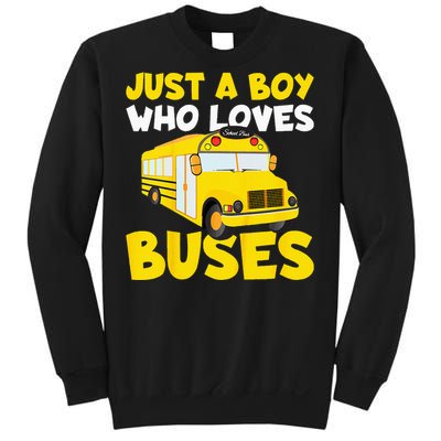 Kids School Bus Costume Just A Who Loves Buses Sweatshirt