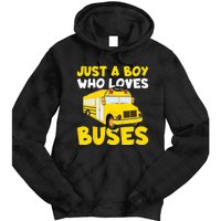 Kids School Bus Costume Just A Who Loves Buses Tie Dye Hoodie