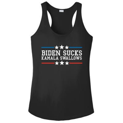 Kamala Swallows Biden Sucks Ladies PosiCharge Competitor Racerback Tank