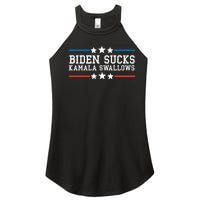 Kamala Swallows Biden Sucks Women's Perfect Tri Rocker Tank