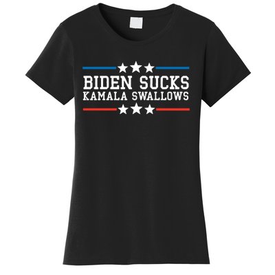 Kamala Swallows Biden Sucks Women's T-Shirt